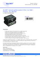 Datasheet for Allnet ALL-NS1005, EAN: 4038816232113