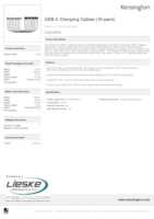 Datasheet for Kensington K32302WW, EAN: 0085896323020