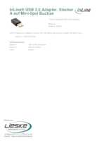 Datenblatt zu Inline 33500A, EAN: 4043718050567