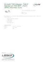 Datenblatt zu Inline 69901, EAN: 4043718031092