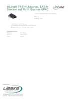 Datenblatt zu Inline 69941, EAN: 4043718025008