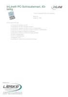 Datenblatt zu Inline 77789, EAN: 4043718082650
