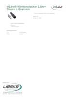 Datenblatt zu Inline 99100, EAN: 4043718000074
