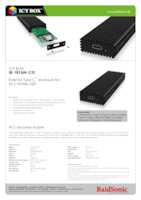 Datasheet for RaidSonic IB-1816M-C31, EAN: 4250078168638