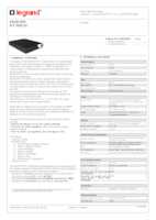 Datenblatt zu Legrand 311070, EAN: 3414972083447