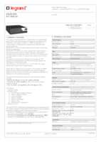 Datenblatt zu Legrand 311071, EAN: 3414972083461