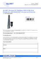 Datenblatt zu Allnet ALL-WA1800AX-EXT, EAN: 4038816146632