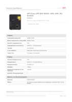 Datenblatt zu APC BVX900LI, EAN: 0731304404491