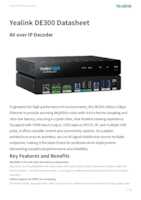 Datasheet for Yealink 1303135, EAN: 6938818320222