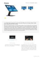 Datasheet for Iiyama T2252MSC-B2AG, EAN: 4948570125180