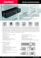 Datasheet for CyberPower OLS1500ERT2UA-B, EAN: 4711027792408