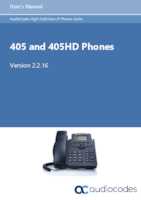 Datasheet for Audiocodes UC405HDEG