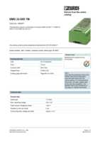 Datasheet for Phoenix Contact 2950077, EAN: 4017918083946