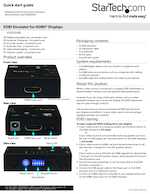 Datasheet for Startech.com VSEDIDHD, EAN: 0065030861809