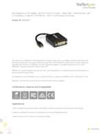 Datasheet for Startech.com MDP2DVI, EAN: 0065030836890