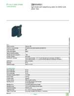 Datasheet for Schneider Electric ZB5AW061, EAN: 3389110909692