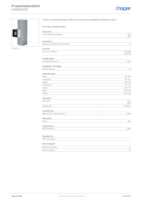 Datasheet for Hager L6916VERZ, EAN: 4012740184243