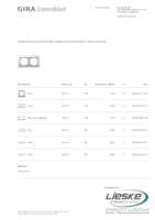 Datenblatt zu Gira 021271, EAN: 4010337212713