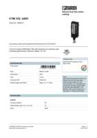 Datasheet for Phoenix Contact 2838513, EAN: 4017918819545
