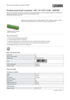 Datenblatt zu Phoenix Contact 1900785, EAN: 4017918429188