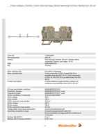 Datasheet for Weidmüller 1739620000, EAN: 4008190957070