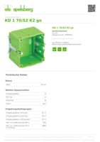 Datasheet for Spelsberg 37005201, EAN: 4013902030064