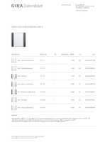 Datenblatt zu Gira 213128, EAN: 4010337081081