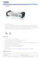 Datasheet for Aten CS84AC, EAN: 4710423770676