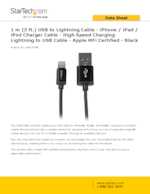 Datasheet for Startech.com USBLT1MB, EAN: 0065030850582