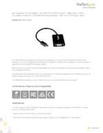 Datasheet for Startech.com MDP2VGA2, EAN: 0065030854283
