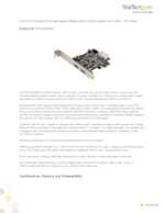 Datasheet for Startech.com PEXUSB3S25, EAN: 0065030854603