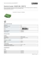 Datenblatt zu Phoenix Contact 2943712, EAN: 4017918081263