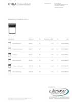 Datasheet for Gira 265828, EAN: 4010337463641