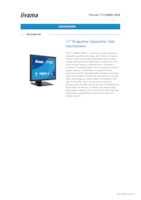 Datasheet for Iiyama T1732MSC-B2S, EAN: 4948570127726
