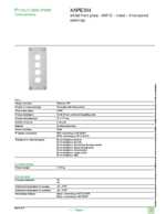 Datasheet for Schneider Electric XAPE304, EAN: 3389110628067
