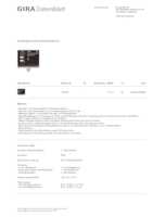 Datenblatt zu Gira 125900, EAN: 4010337259008