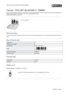 Datasheet for Phoenix Contact 1208843, EAN: 4046356094610