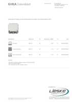 Datenblatt zu Gira 087066, EAN: 4010337870661