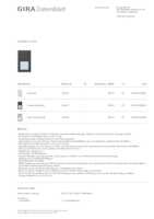 Datenblatt zu Gira 126667, EAN: 4010337266679