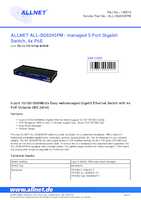 Datasheet for Allnet ALL-SG8245PM, EAN: 4038816062420