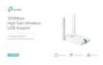 Datenblatt zu TP-Link TL-WN822N(EU), EAN: 6935364050542