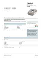 Datasheet for Phoenix Contact 1775457, EAN: 4017918038052