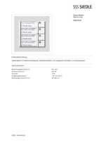 Datasheet for Siedle 200035525-00, EAN: 4015739355259