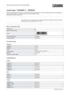 Datasheet for Phoenix Contact 1005224, EAN: 4017918012458