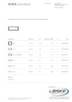 Datasheet for Gira 0213331, EAN: 4010337074700