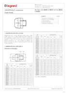 Datasheet for Legrand 382958, EAN: 8009561198975