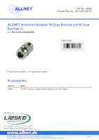 Datasheet for Allnet ANT-ADP-NF-NF, EAN: 4038816008084