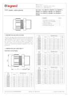 Datasheet for Legrand 384371, EAN: 8009561208872