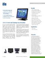 Datasheet for Elo Touch Solutions E649473