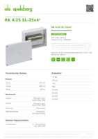 Datasheet for Spelsberg 61002501, EAN: 4013902858408